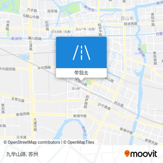 九华山路地图