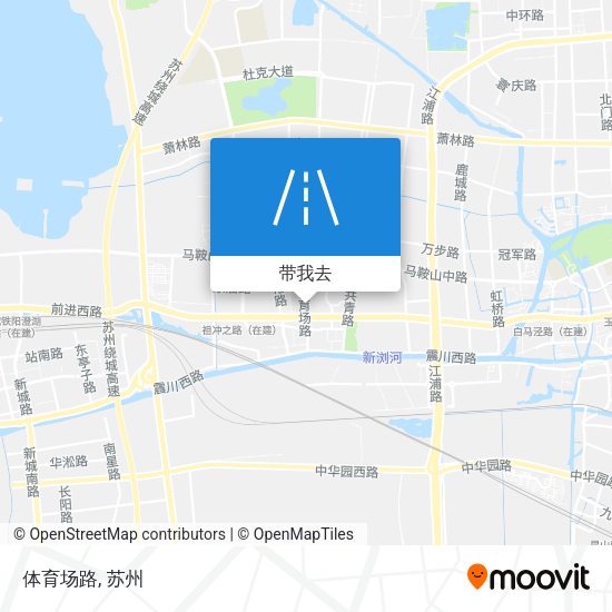 体育场路地图