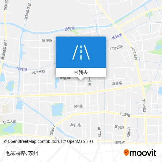 包家桥路地图