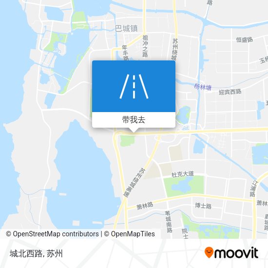 城北西路地图