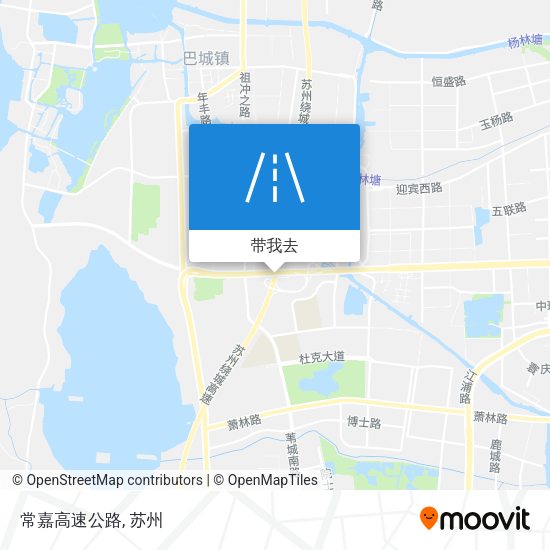 常嘉高速公路地图