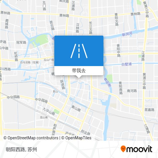朝阳西路地图