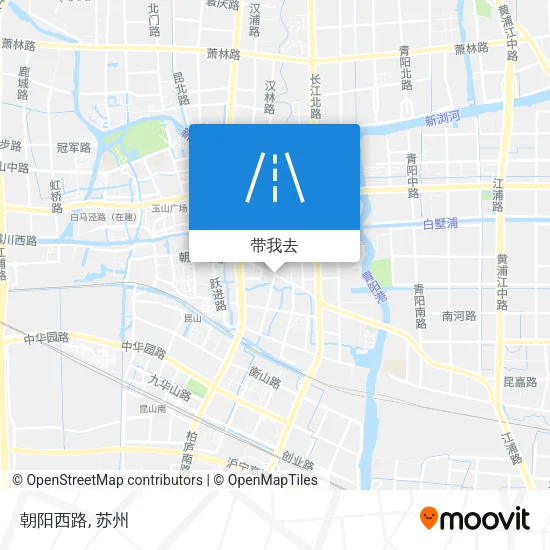 朝阳西路地图