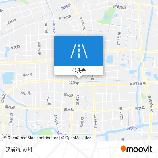汉浦路地图