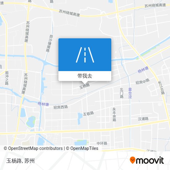 玉杨路地图