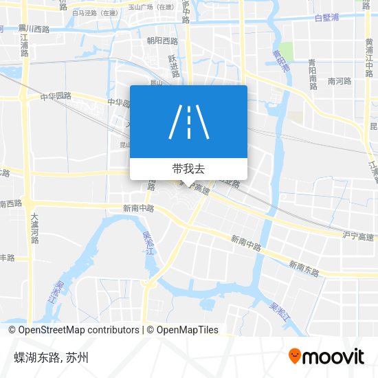 蝶湖东路地图