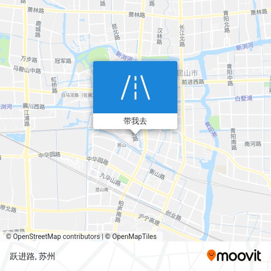 跃进路地图
