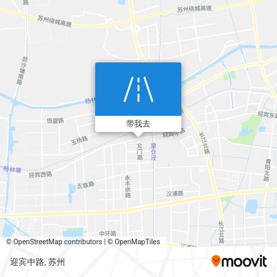 迎宾中路地图