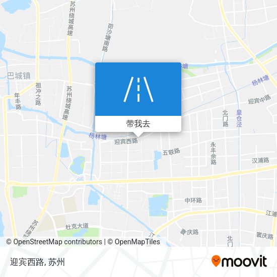 迎宾西路地图