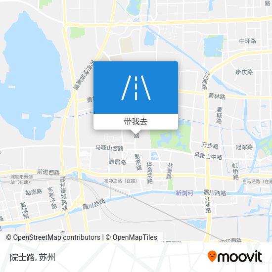 院士路地图