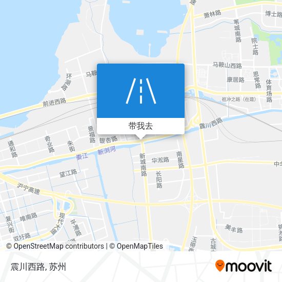 震川西路地图