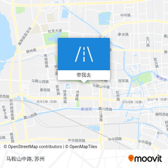马鞍山中路地图