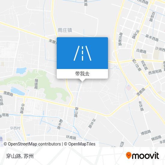 穿山路地图