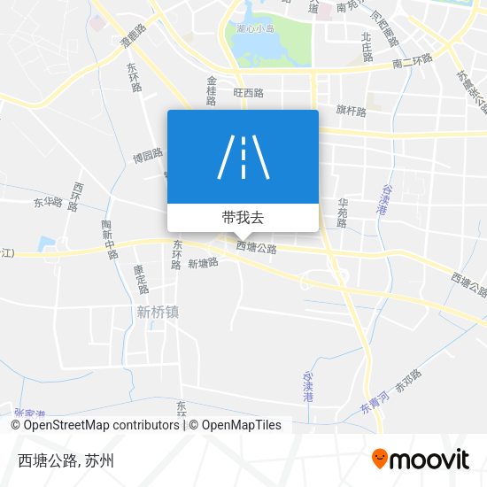 西塘公路地图