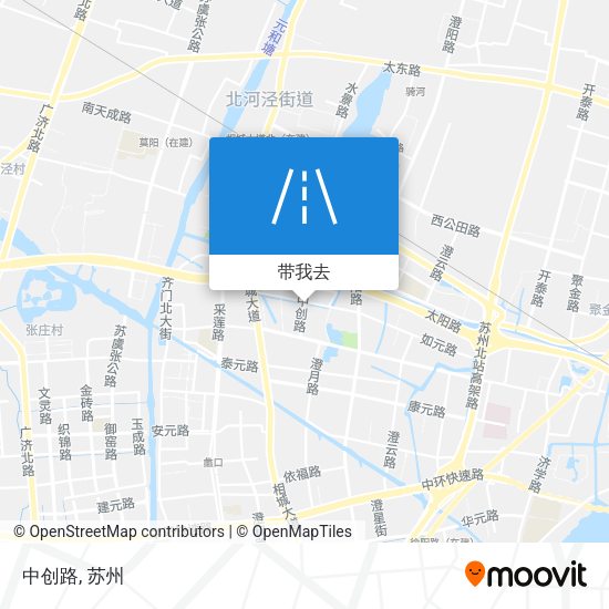 中创路地图