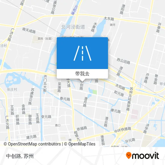 中创路地图