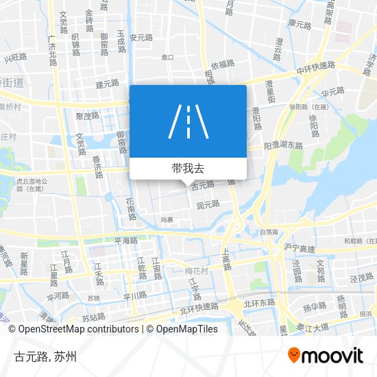 古元路地图