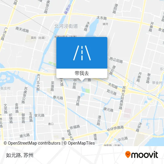 如元路地图