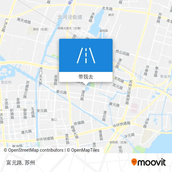 富元路地图