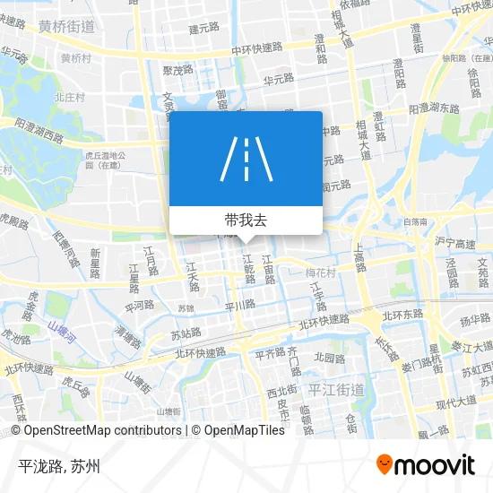 平泷路地图