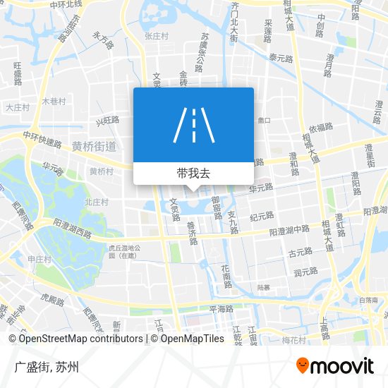 广盛街地图