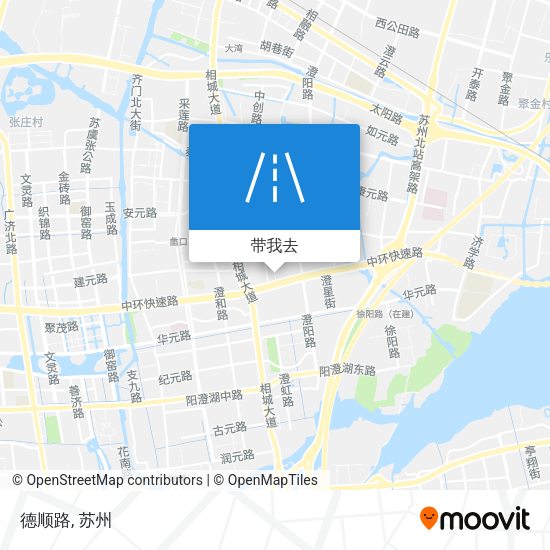 德顺路地图