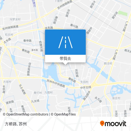 方桥路地图