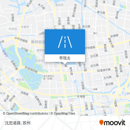 沈思港路地图