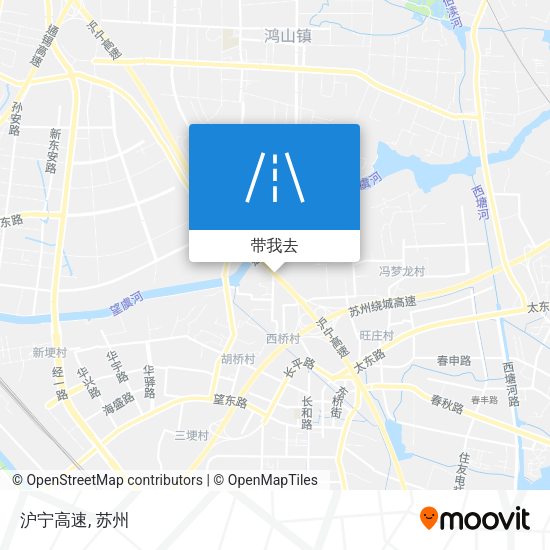 沪宁高速地图