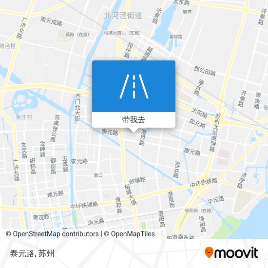 泰元路地图