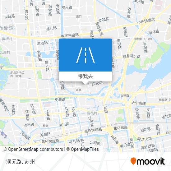 润元路地图
