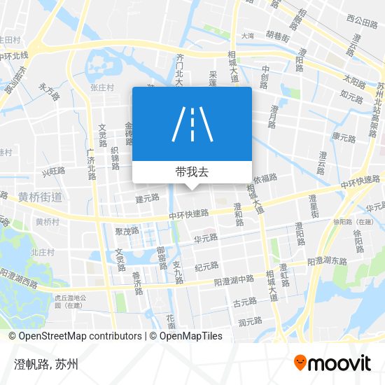 澄帆路地图