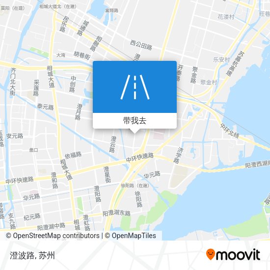 澄波路地图