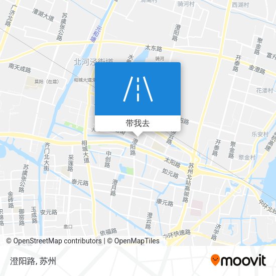 澄阳路地图