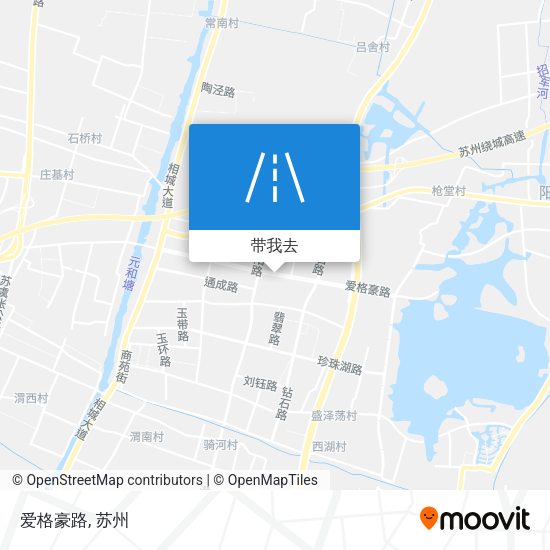 爱格豪路地图