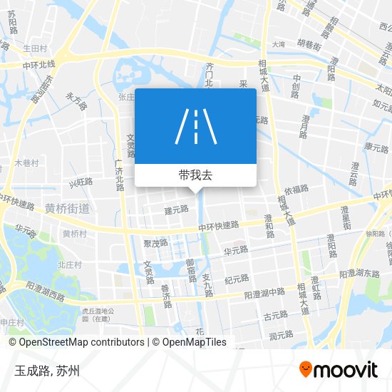 玉成路地图