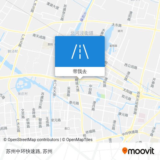 苏州中环快速路地图