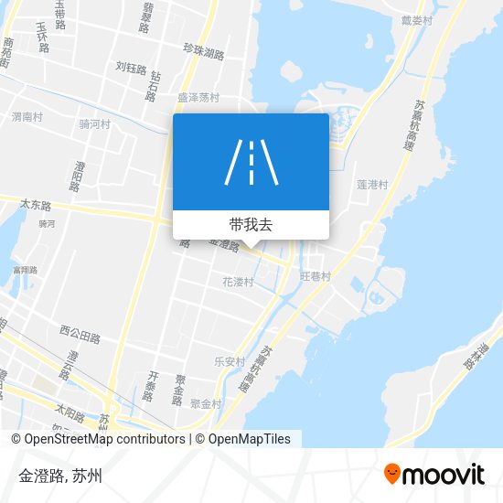 金澄路地图