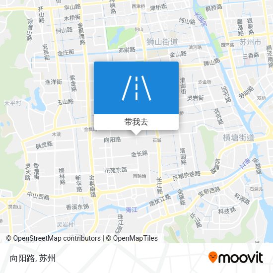 向阳路地图