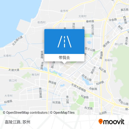嘉陵江路地图