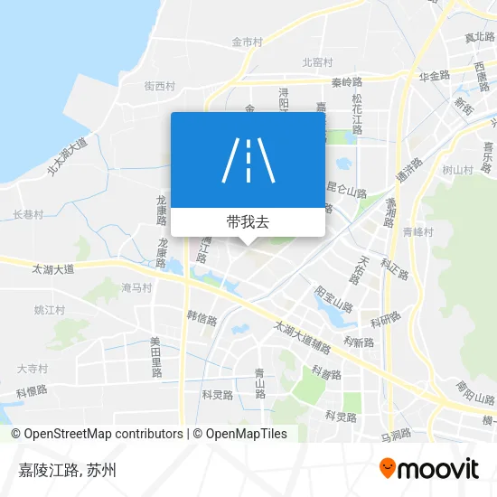嘉陵江路地图