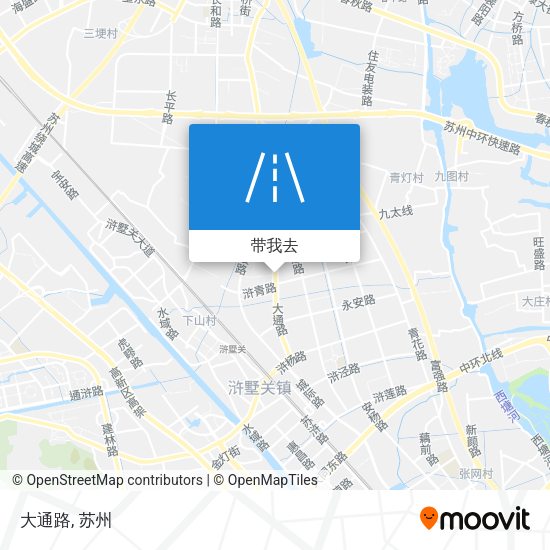 大通路地图