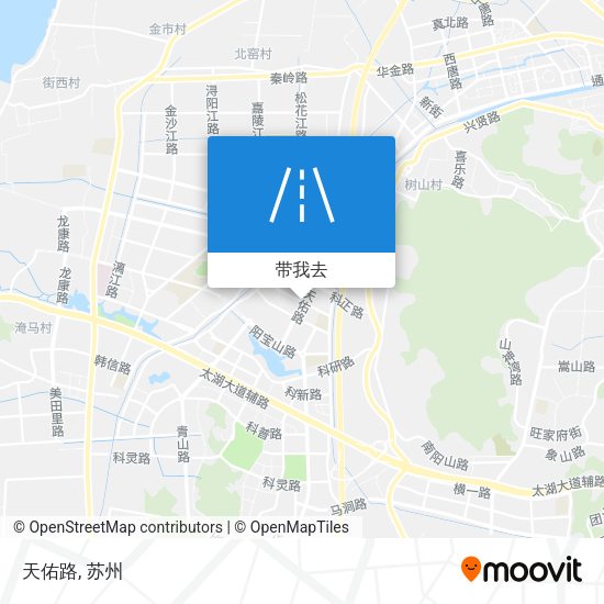 天佑路地图