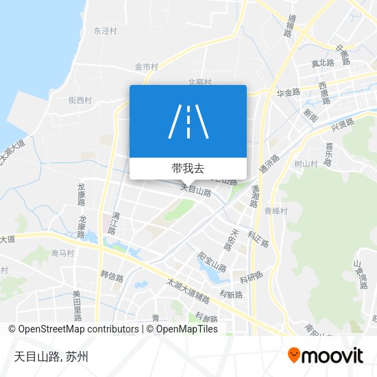 天目山路地图