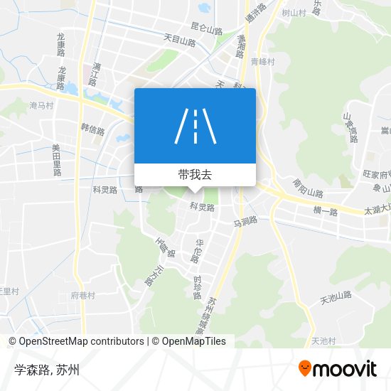 学森路地图