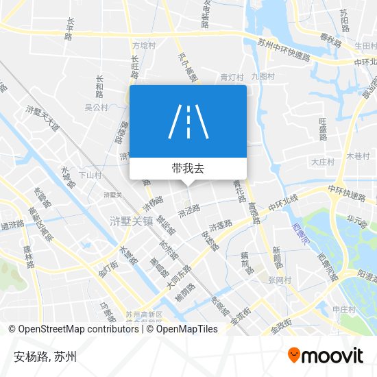 安杨路地图
