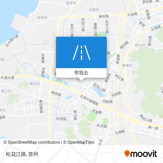 松花江路地图