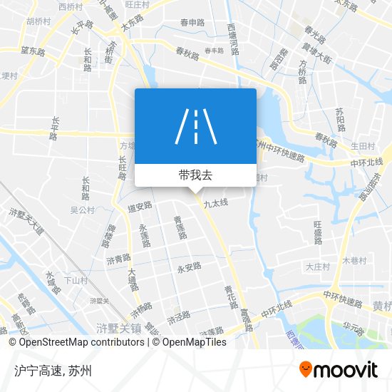 沪宁高速地图