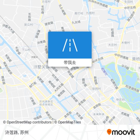 浒莲路地图