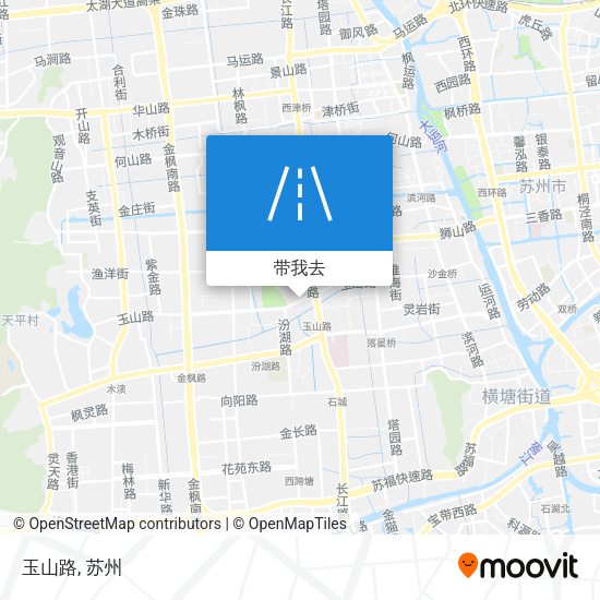 玉山路地图
